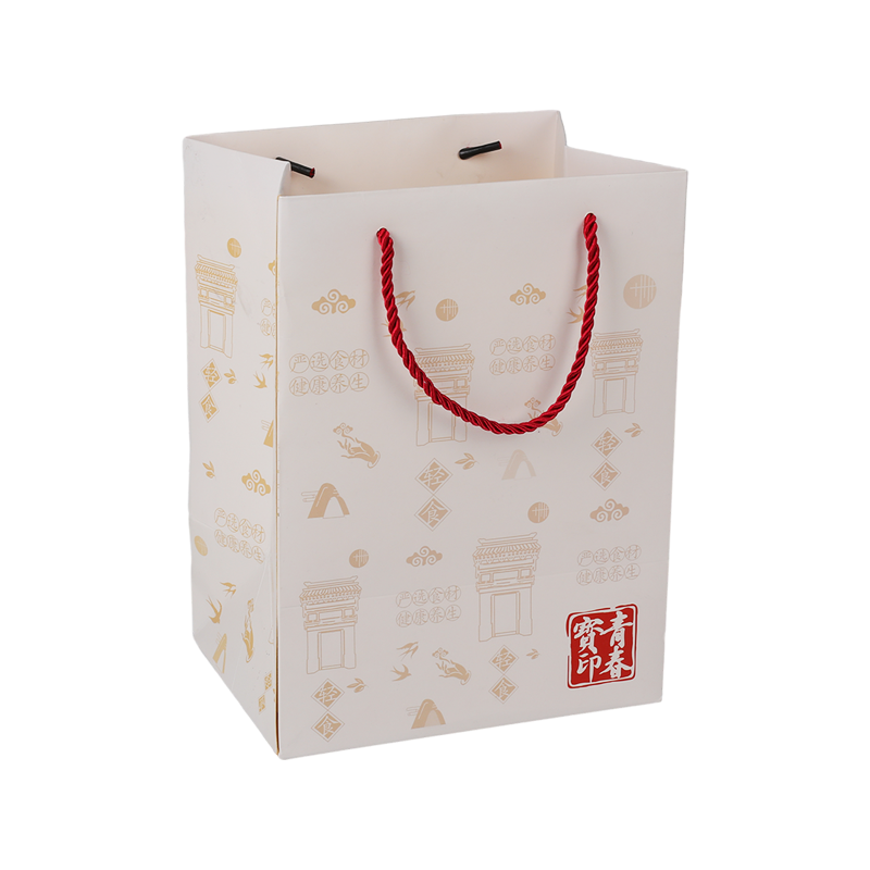 Shopping Bag White Boutique Gift Paper Handbag