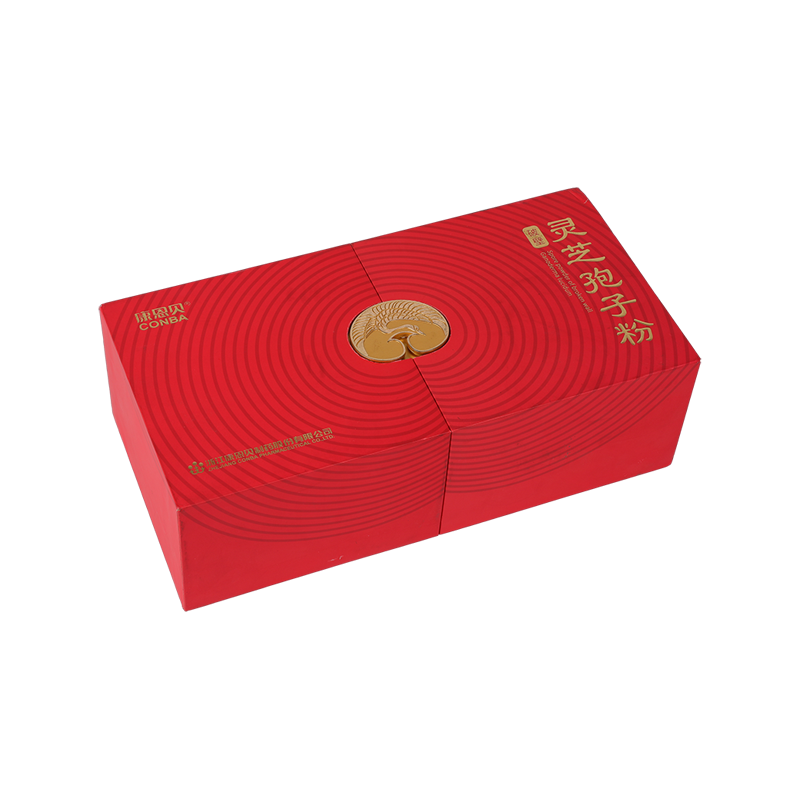 Fold Up Retail Rigid paper double door Gift box Packaging